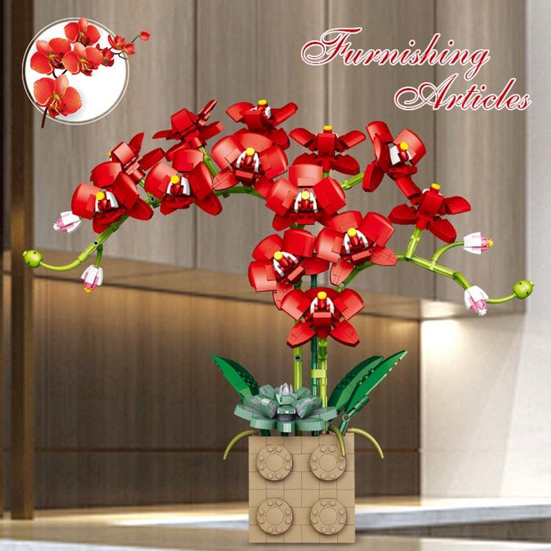 Lisslune | Create your own beautiful orchid bouquet with this DIY flower craft kit