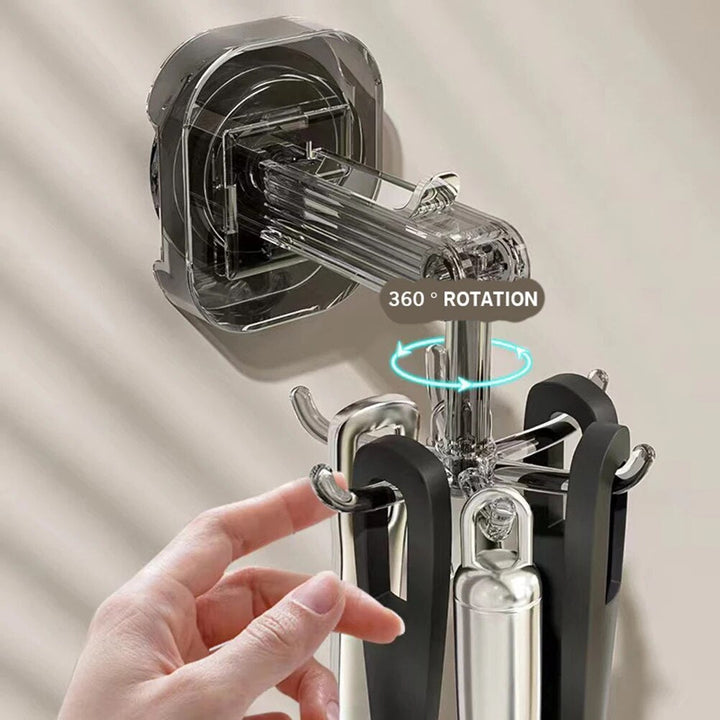 Lisslune | Simplistic Six-Claw Universal Rotating Hook