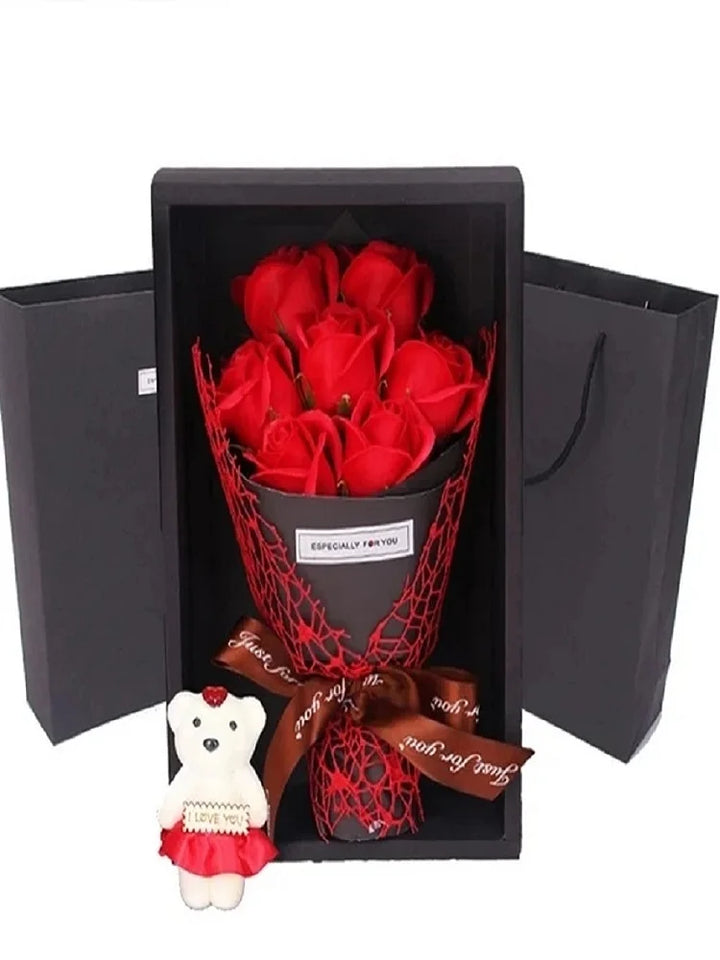 Lisslune | 7 Roses Soap Bouquet Gift Box