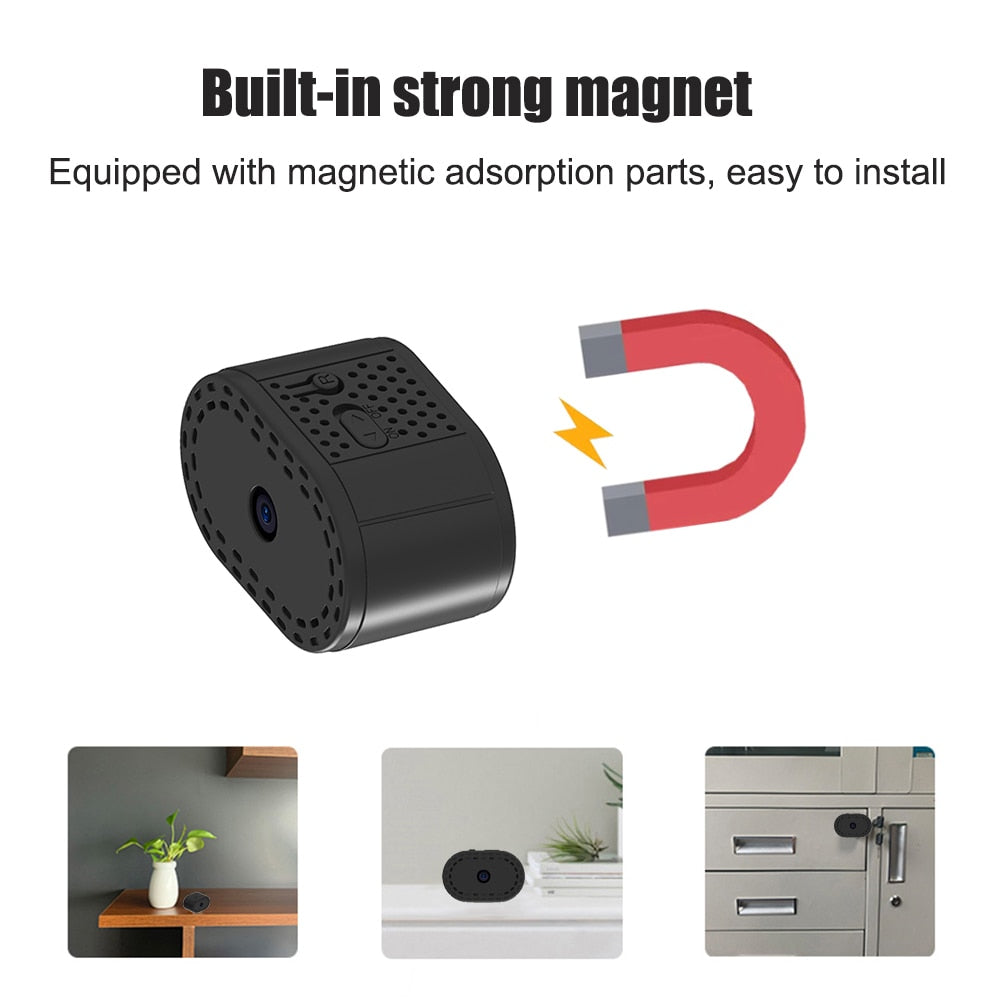 Lisslune | Magnetic Day Night Mini Wireless Cam IP Recorder