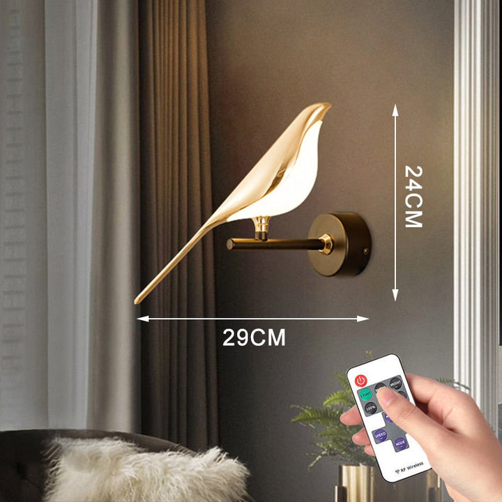 Lisslune | Modern Nordic Wall Bird Lamp
