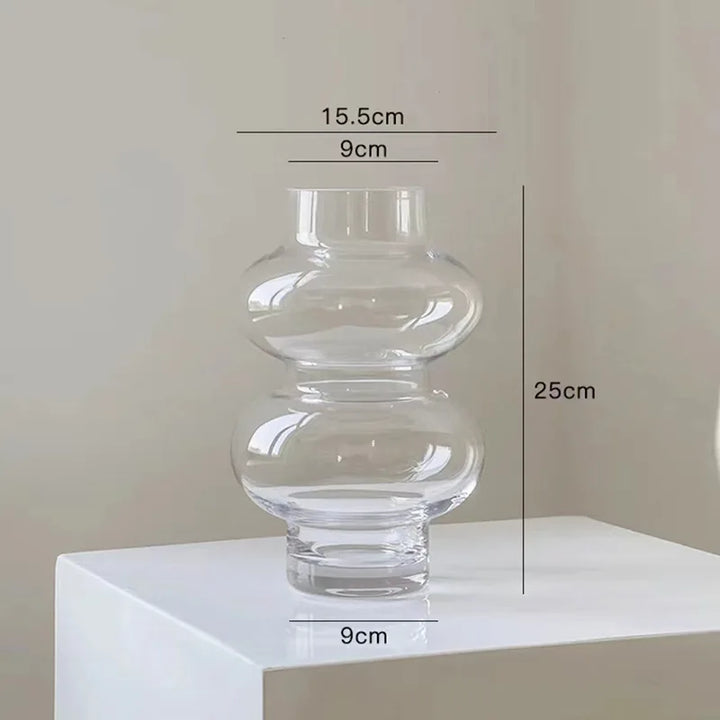 Lisslune | Chubby 2-stage glass vase
