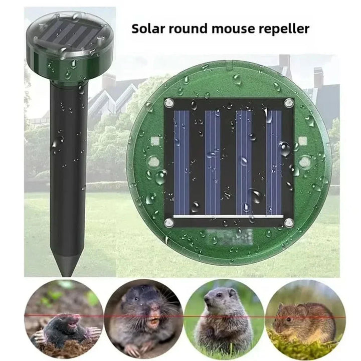 Lisslune | ULTRAGUARD ANIMAL REPELLER – Ultrasonic Animal Repeller with LED Light – Weatherproof & Battery Operated for Garden & Outdoor Use
