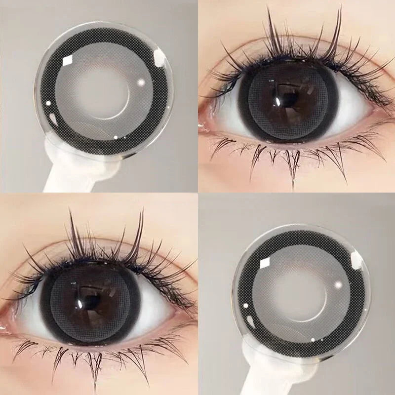 Lisslune | 2 Piece Natural Korea Contact Lenses Myopia Prescription Color Cosmetic Circle Beauty Pupil Makeup Lens New Fast Shipping