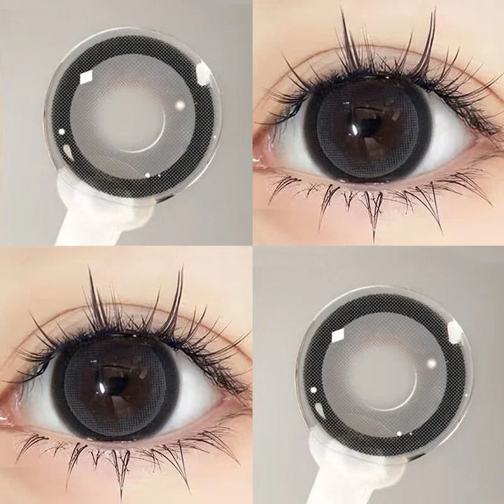 Lisslune | 2 Piece Natural Korea Contact Lenses Myopia Prescription Color Cosmetic Circle Beauty Pupil Makeup Lens New Fast Shipping