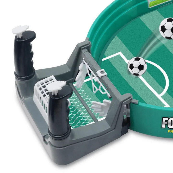 Rynx | Interactive Table Football Game, Plastic Football Battle Set with 4 Balls, Hand Operated for Party Fun, Ideal Educational Toy Gift