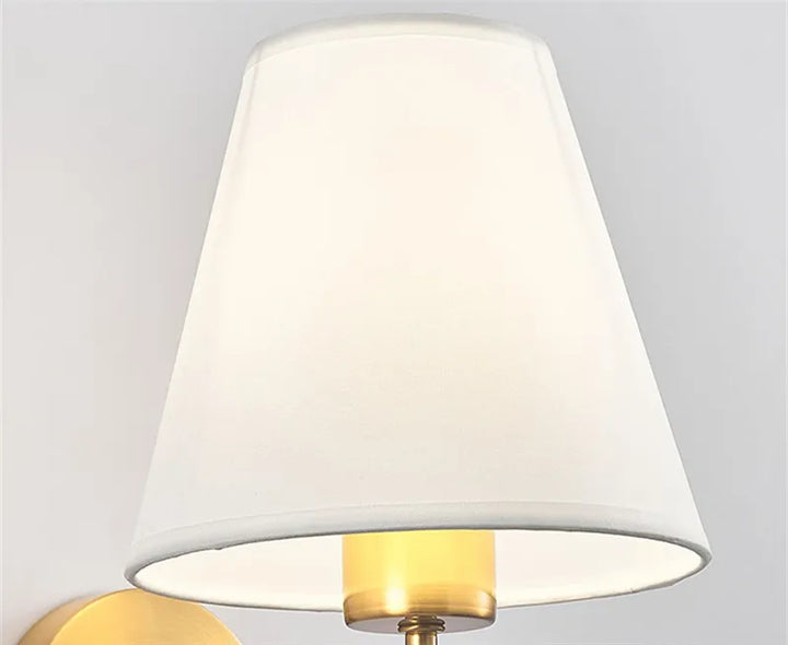 Lisslune | RusticGlow - Wandlamp van Stof in Amerikaanse Stijl