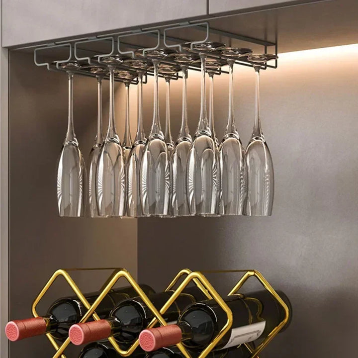 Lisslune | Wine glass holder for clamping onto the shelf