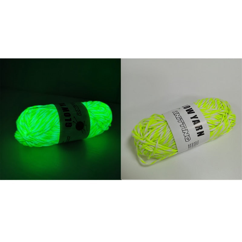 Lisslune | Sparkle Glow Luminous Knitting Yarn