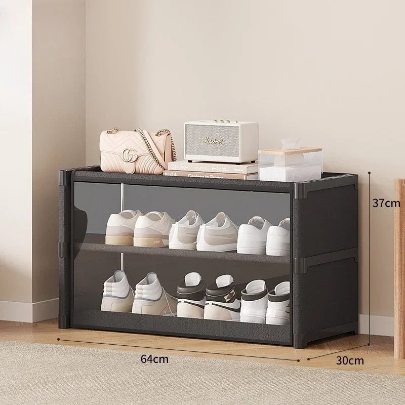 Lisslune | TransRack – Transparent Multi-Layer Shoe Storage Cabinet