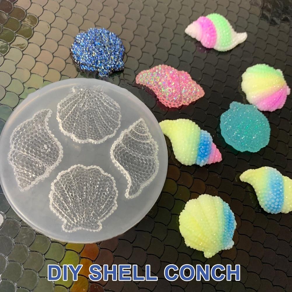 Lisslune | Artistic Shell and Cone Silicone Mold Set for Gourmet Baking Creations