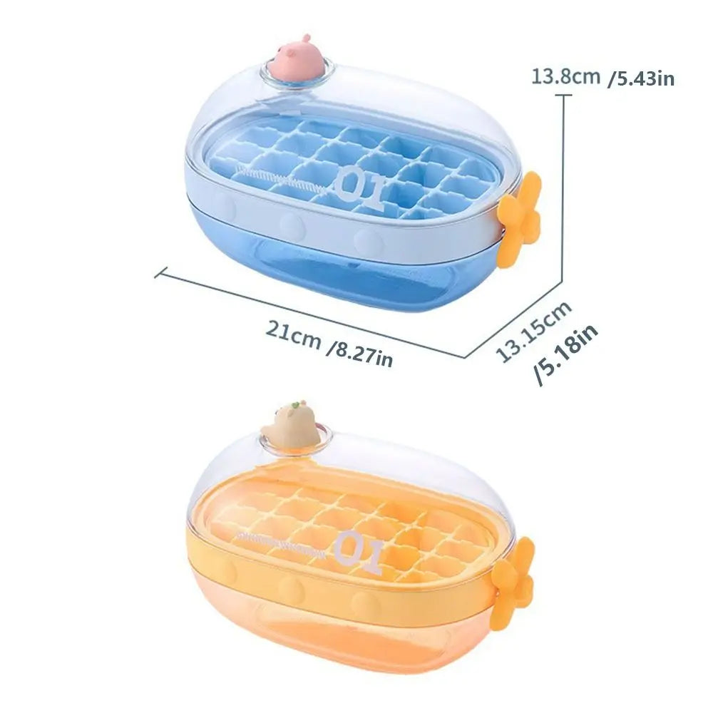 Lisslune | Cute Cartoon Rotating Knob Ice Cube Tray