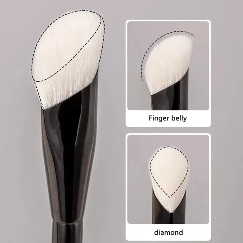 Rynx | Soft Finger Pulp Foundation Concealer Brush Makeup Brush Diamond Tube Fiber Hair Fashion Design Makeup Brush Cosmetics Tools