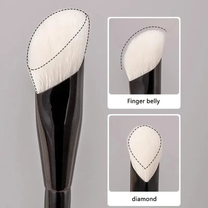 Rynx | Soft Finger Pulp Foundation Concealer Brush Makeup Brush Diamond Tube Fiber Hair Fashion Design Makeup Brush Cosmetics Tools