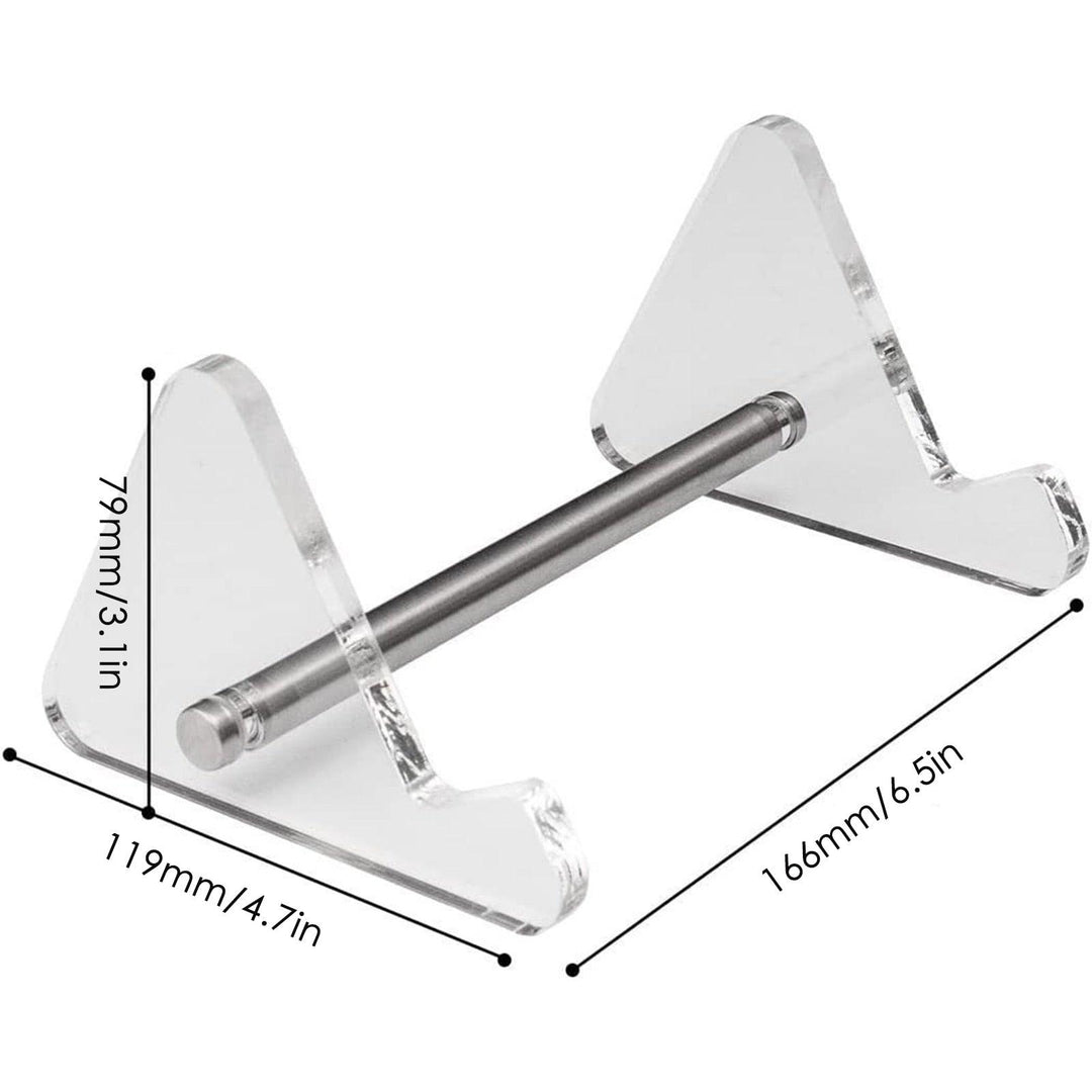 Lisslune | Striped 3-Tier Clear Acrylic Keyboard Display Holder