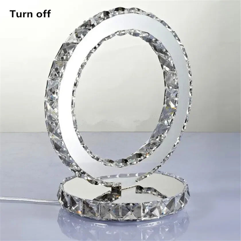 Lisslune | AmbientShine | Modern Crystal Table Lamp