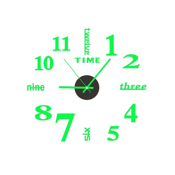 Lisslune | 3D Luminous Silent Wall Clock