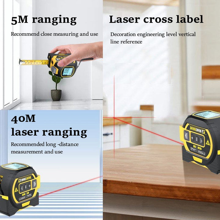 Lisslune | 3in1 Ultimate Pro Laser Smart Tape Measure