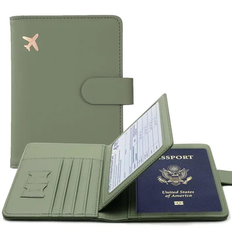 Lisslune | Stylish RFID-blocking passport holder with card organizer for travelers