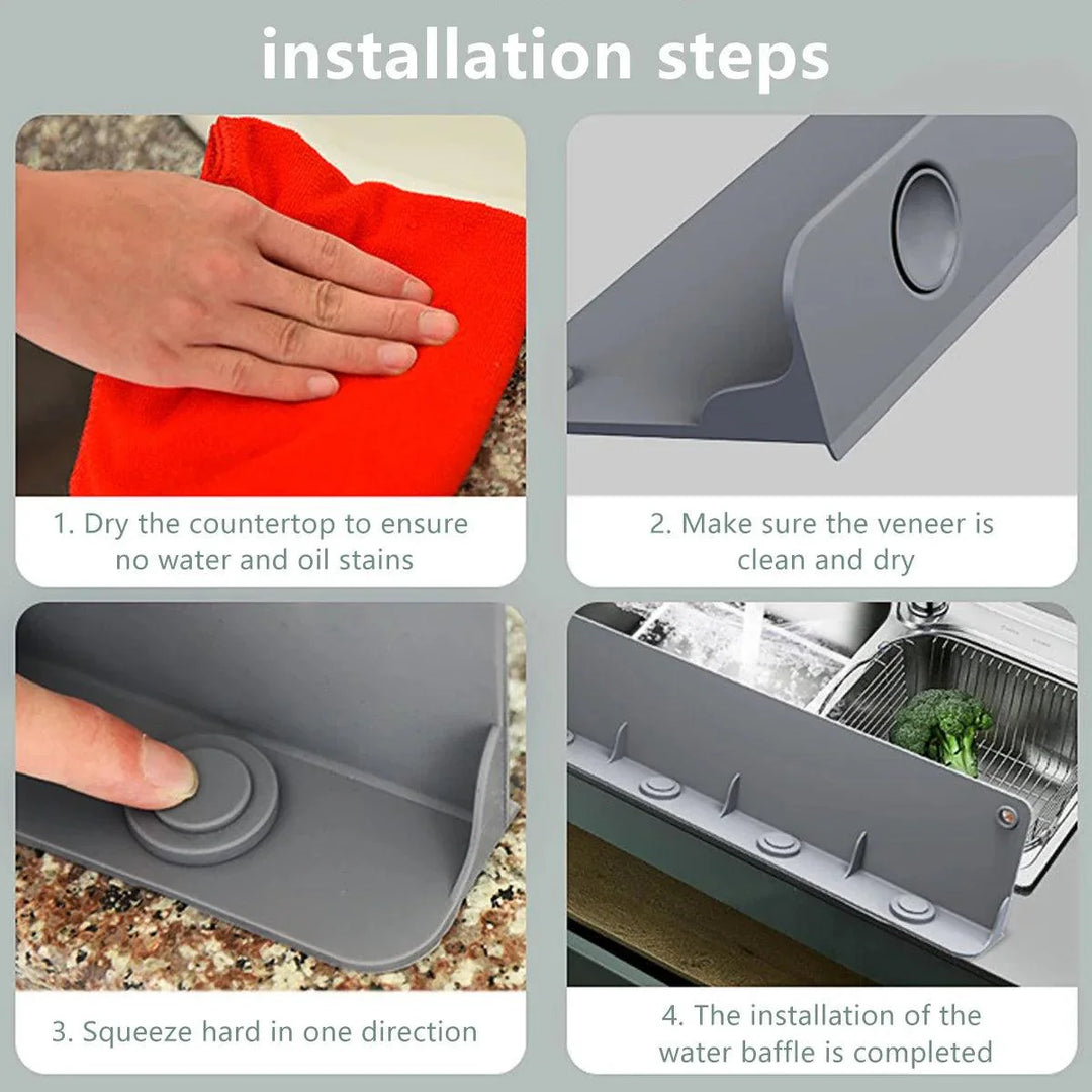 Lisslune | Silicone Splash Guard: Essential kitchen tool for effortless cooking and cleaning
