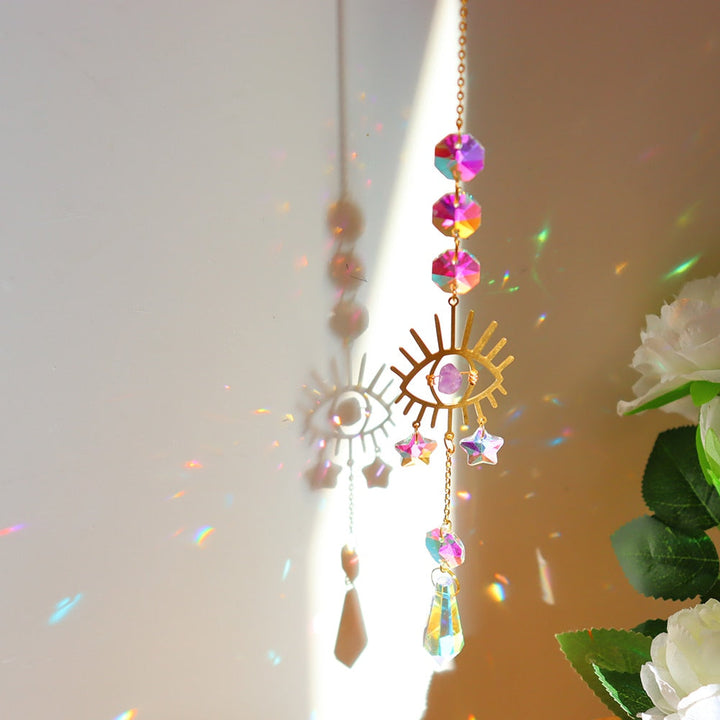 Lisslune | Dream Combo Symphony Crystal Wind Chime Moon Sun Catcher