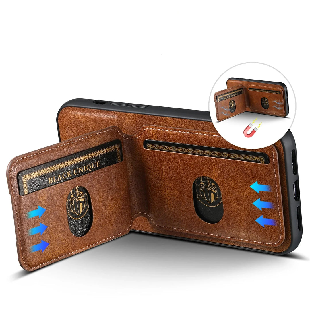 Lisslune | Noble iPhone Leather Case with Card Slots