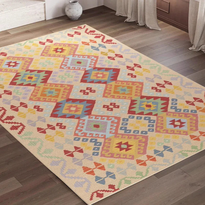 Rynx | Ethnic Style Living Room Sofa Decorative Rugs Retro American Bedroom Area Rug Persian Soft Wardrobe Balcony Rug Carpet