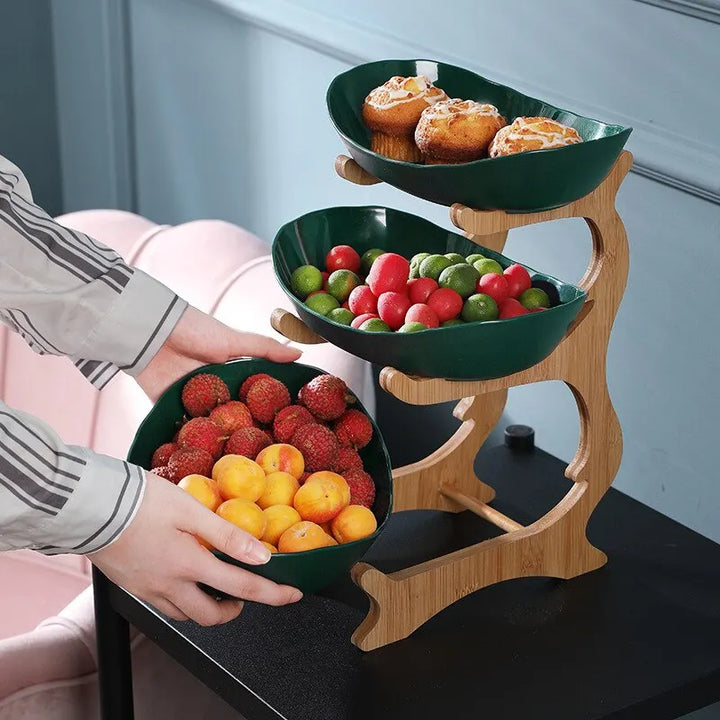 Lisslune | FruitTower - Elegant Metal Fruit Stand