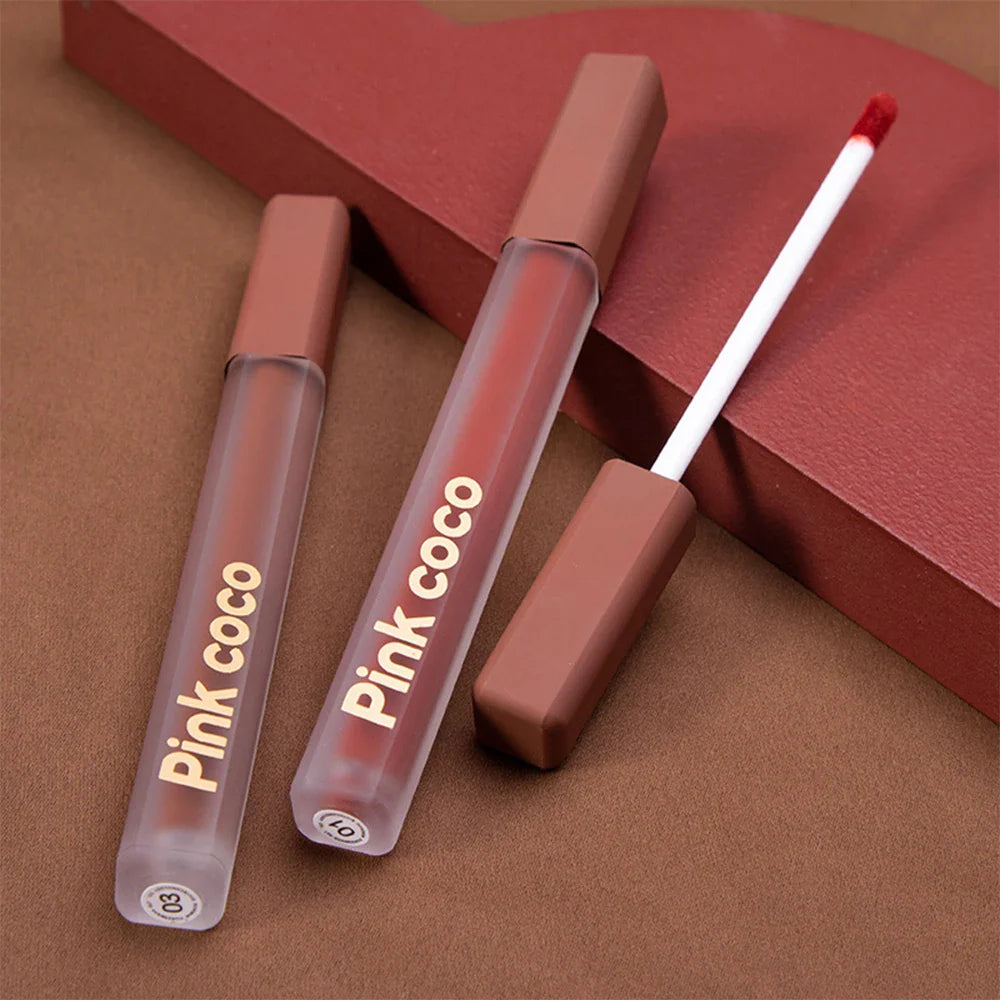 Rynx | Fog Texture Lip Gloss Matte Water Liquid Lipstick Moisturizing Lip Gloss Long-lasting Sexy Lips Tint Makeup Korean Cosmetics