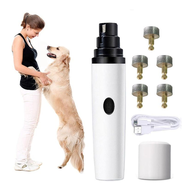 Lisslune | Whisper-quiet rechargeable dog nail grinder: Ultimate precision tool for stress-free grooming