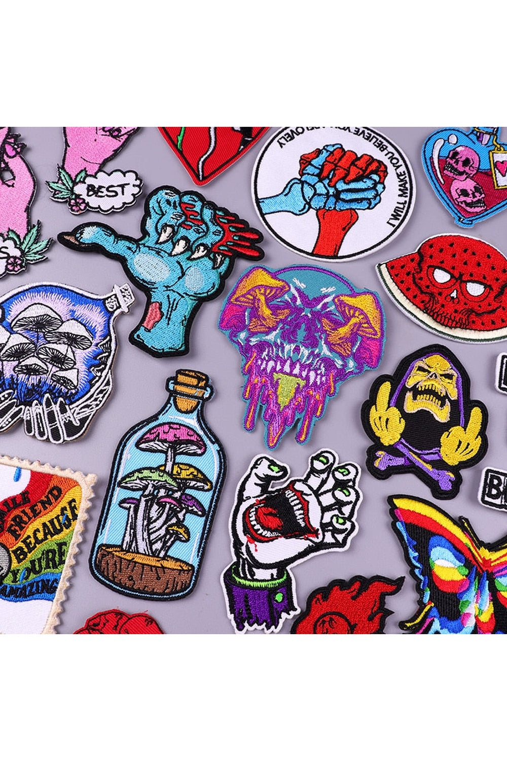 Lisslune | Punk Embroidery Patch Set