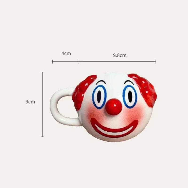 Lisslune | Creepy Clown Ceramic Coffee Mug