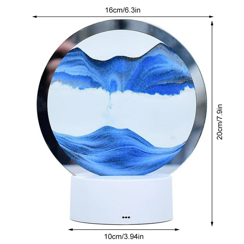 Lisslune | Sandscape Lamp 3D Moving Sand Art