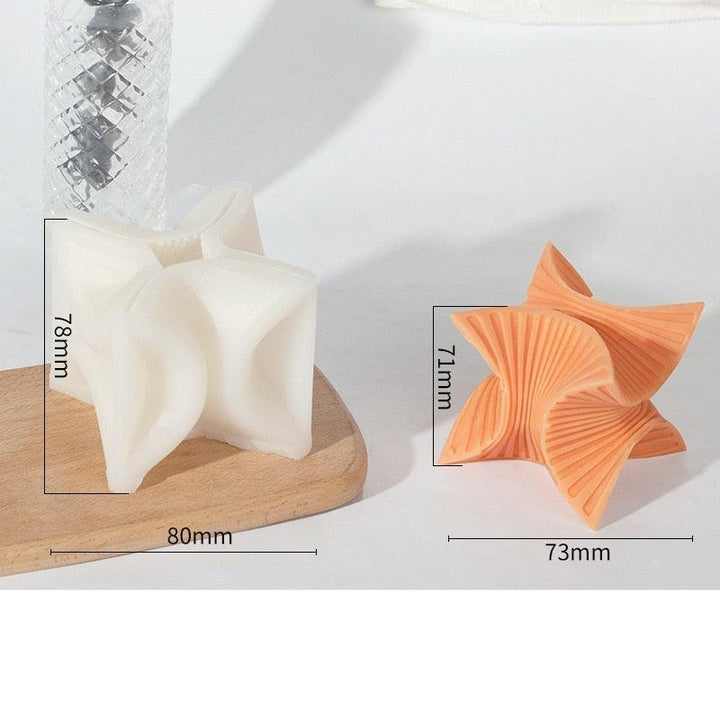 Lisslune | Creative spiral column silicone mold for unique candle and soap making!
