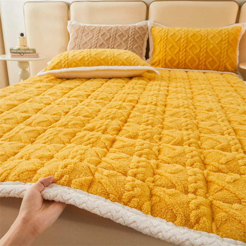 Lisslune | Thick Warm Winter Blanket Mattress Pad