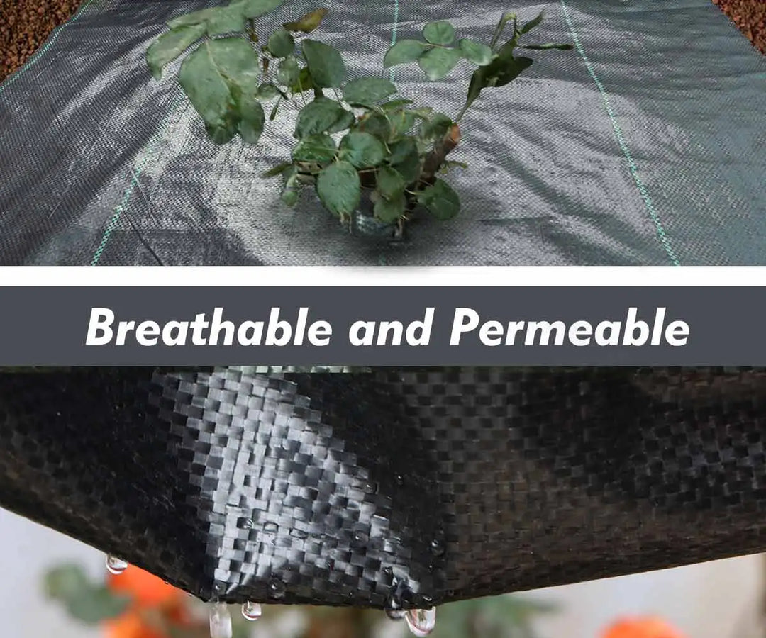 Lisslune | Weed mat roll – Robust and breathable for garden and plant care