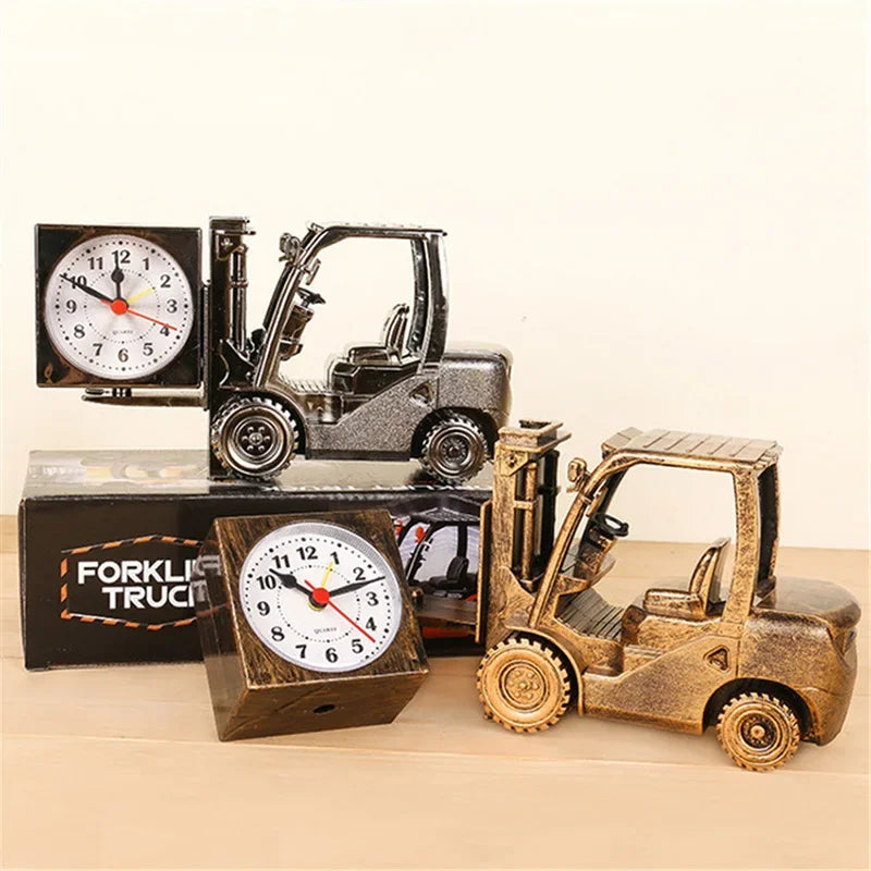 Lisslune | Retro Forklift Unique Digital Clock