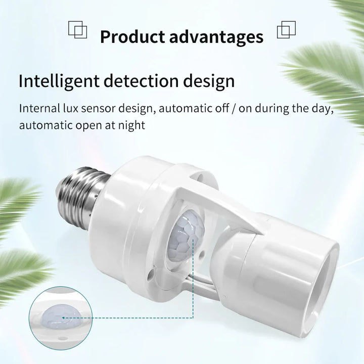 Lisslune | Motion-Activated Adjustable Smart Light Socket
