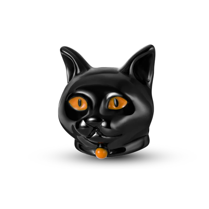 Lisslune | 925 Silver Golden Leopard Charms Beads Colorful Chameleon Rhinoceros Lion Scarab Cat Pendant Compatible with Original Pandora Bracelet Jewelry