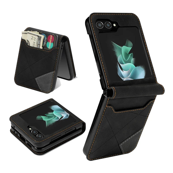 Lisslune | Leather Wallet Case for Samsung Galaxy Z Flip Series