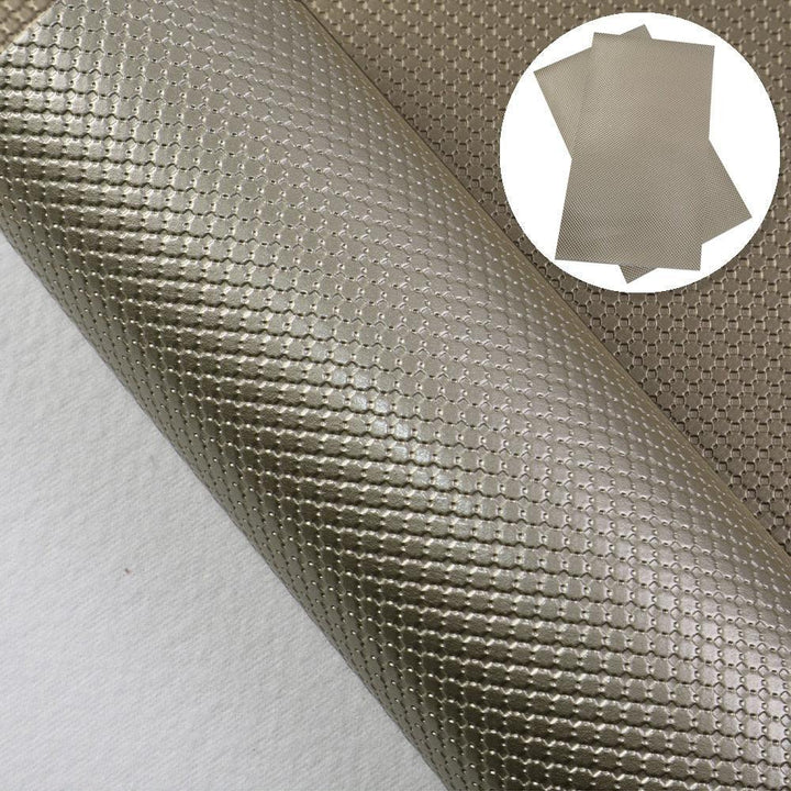 Lisslune | Argyle Patent Faux Leather Craft Sheet - Perfect for DIY Projects, 20*33cm