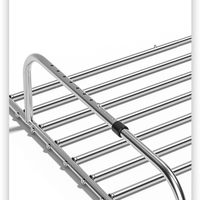 Lisslune | Stainless Steel Foldable Balcony Clothes Hanger