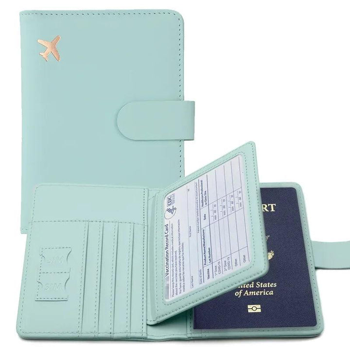 Lisslune | Stylish RFID-blocking passport holder with card organizer for travelers