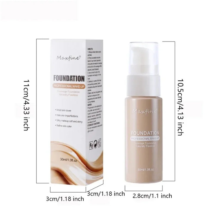 Rynx | Liquid Face Foundation Cream Oil Control BB Cream Matte Base Brightening Concealer Long-lasting Full Coverage Women's Makeup Cosmetics