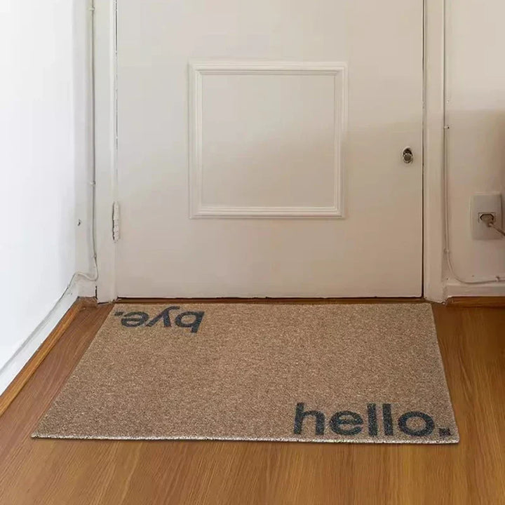 Rynx | Nordic PVC Letters Welcome Doormat Cuttable Entrance Mat Carpet Anti-Dust Floor Organizing Pad Outdoor Home Decor