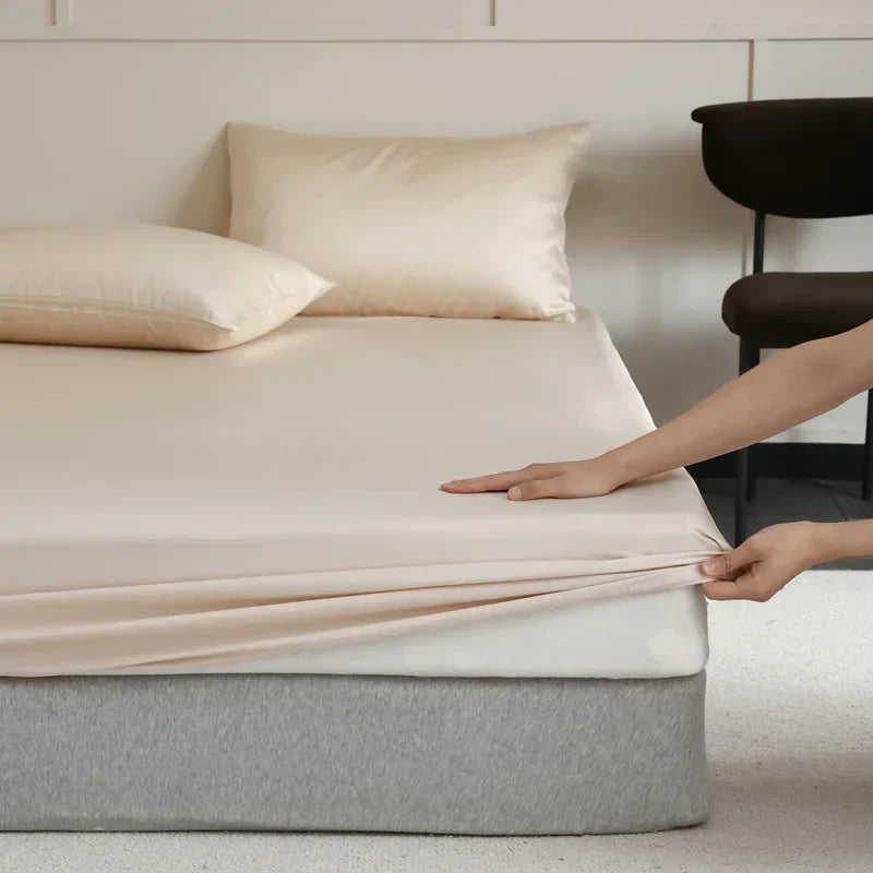Lisslune | SilkDreams Mulberry Silk Bed Sheet | Breathable | Hypoallergenic | Luxury Bedding for Your Home