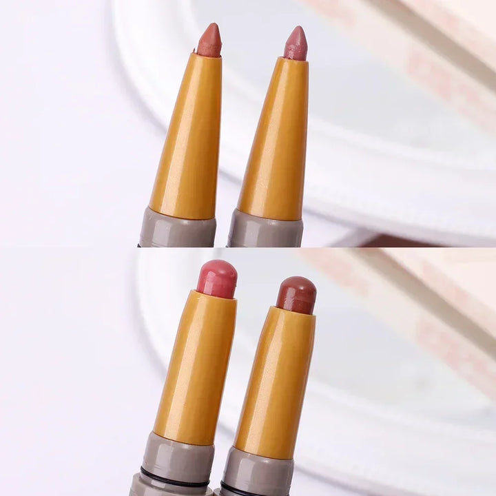 Rynx | Waterproof Lipstick Pencil Matte Nude Soft Solid Lipstick Pencil Long-lasting Professional Women's Lip Contour Korean Makeup