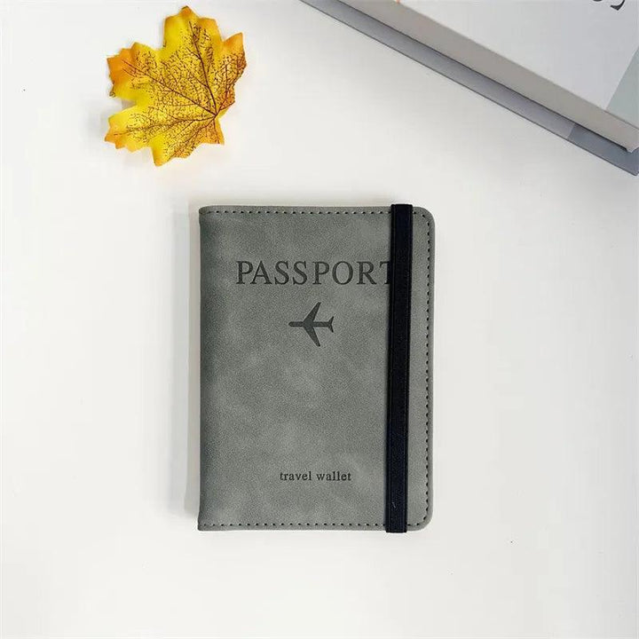 Lisslune | Stylish Genuine Leather RFID Passport Holder for Trendy Travelers