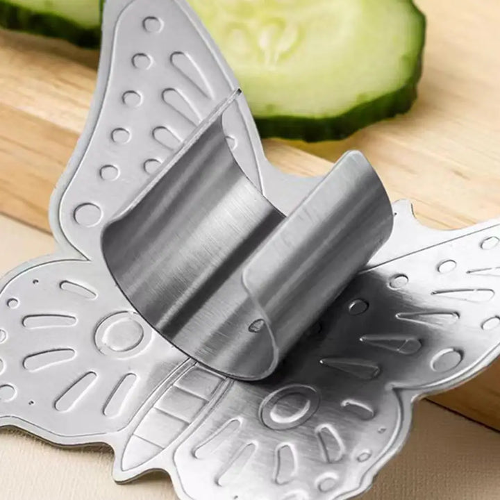 Lisslune | Butterfly Stainless Steel Adjustable Knife Shield Finger Protector