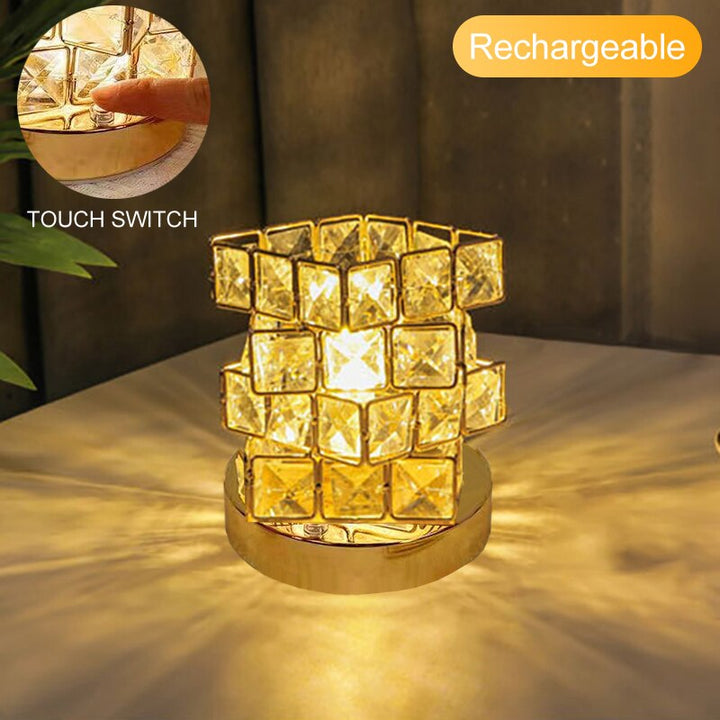 Lisslune | Crystal Room Mood Ambient Geo Shimmer Cube Light